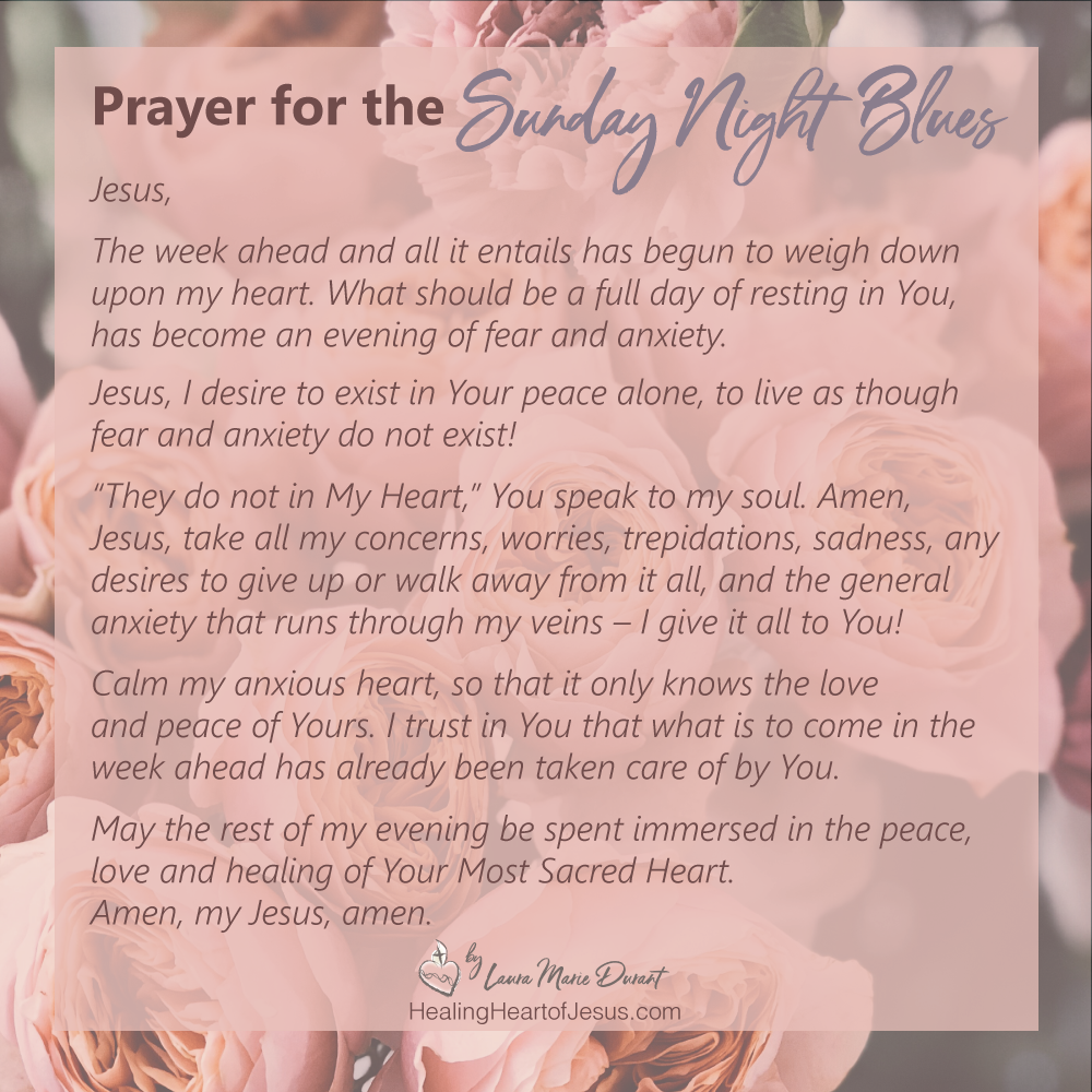 SUNDAY NIGHT PRAYER 